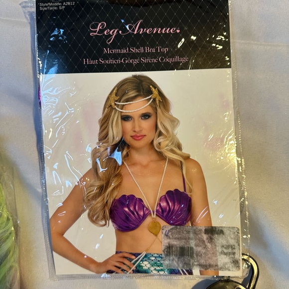 Leg Avenue Iridescent Mermaid Costume Set - Picture 3 of 7